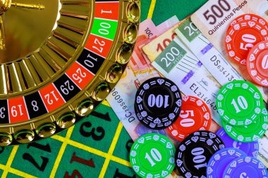 live roulette table with dealer