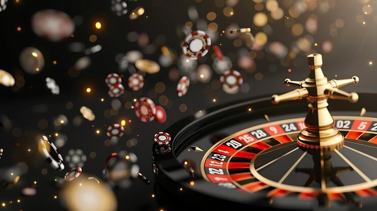 French Roulette wheel and betting table on link rajabandot with call bet options